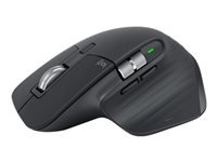Logitech MX Master 3S Bluetooth Edition Maus – kabellos, USB-A, für Rechtshänder, grau/graphit