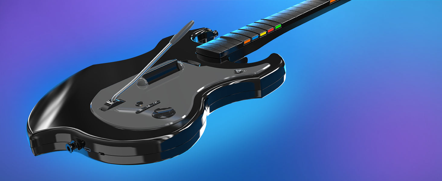 PDP Riffmaster – Gamepad – Kabellos, 36 h Akku – für PS5, PS4 & PC – Schwarz