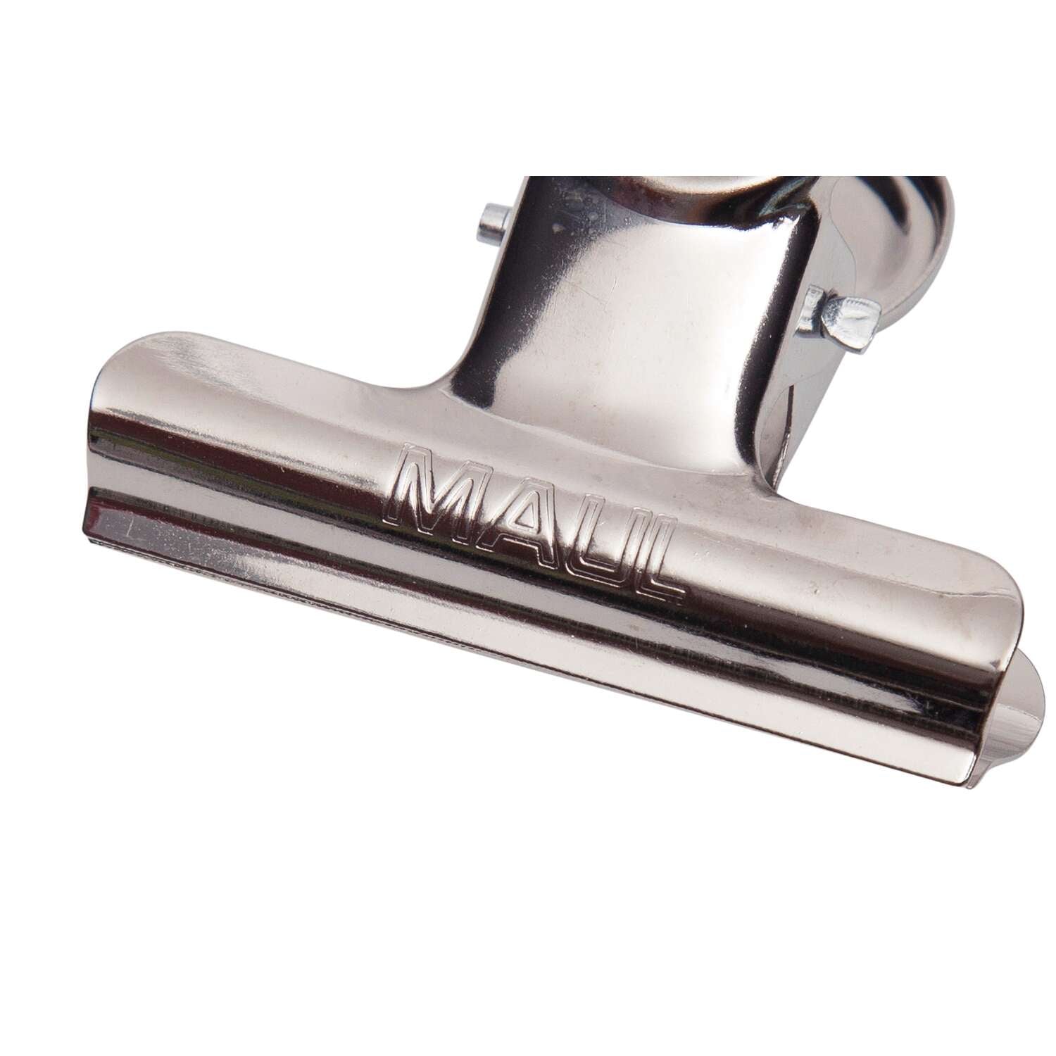 MAUL Büroklammern – 50 × 28 mm – Metall – Silber – 10 Stück