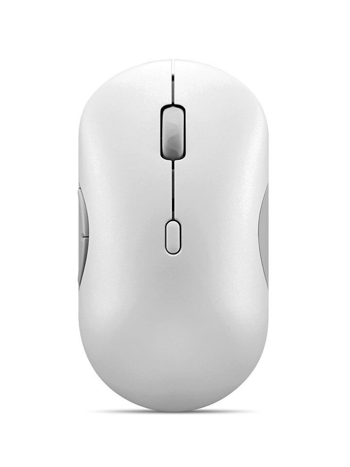 Lenovo 700 Mouse Office – Maus – Kabellos (Bluetooth/2,4 GHz), 4000 DPI, beidhändig, Weiss