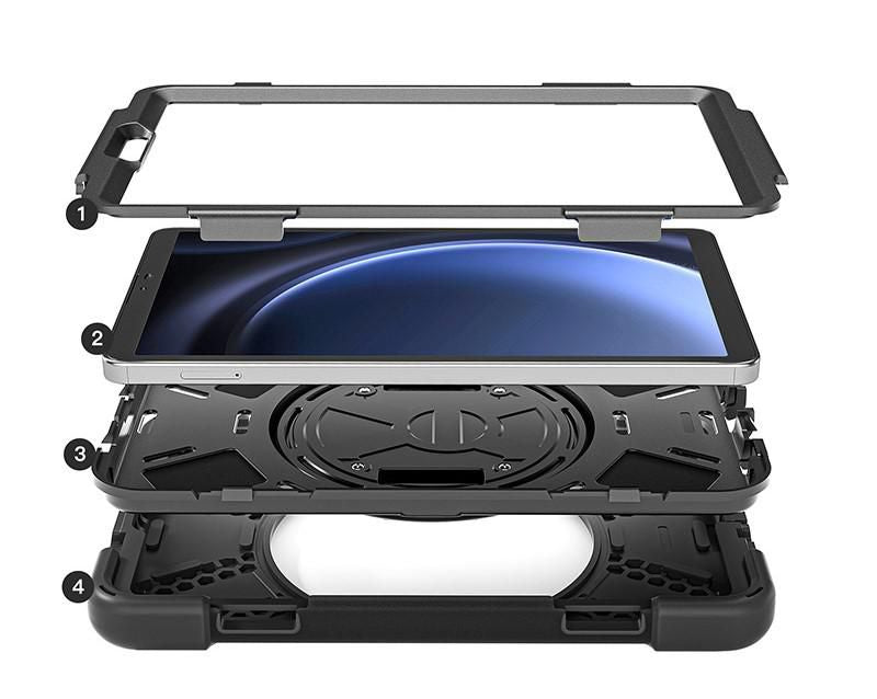 eSTUFF Tablet-Hülle für Galaxy Tab A9+ 11" – Schwarz