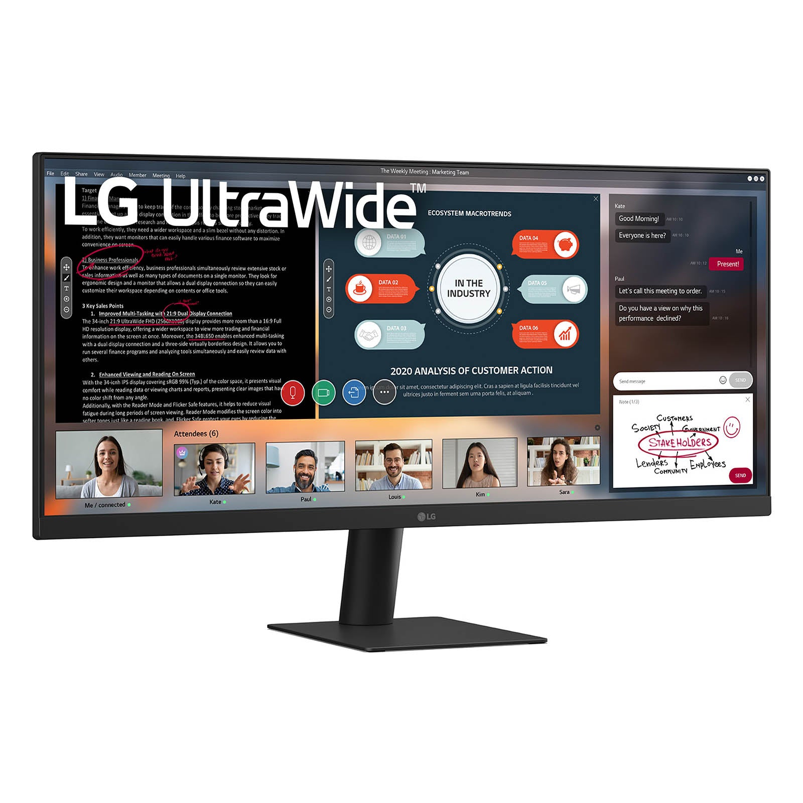 LG 29U511A-B – 29", 2560 × 1080, IPS, 100 Hz, HDR10