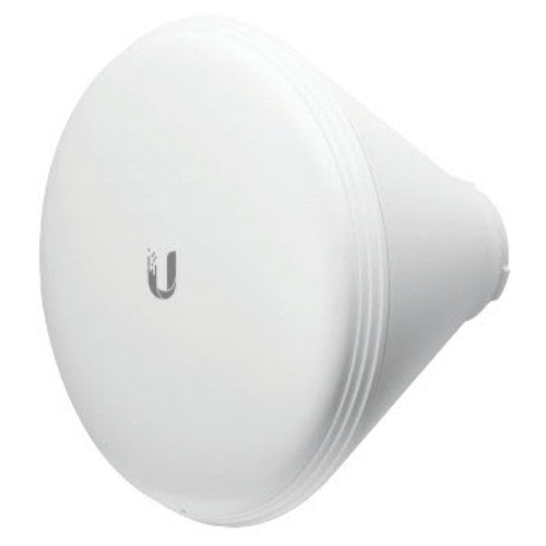 Ubiquiti HORN-5-30 – Hornantenne, 5,15–5,85 GHz, 19 dBi, Duale Polarisation, 30° H/V, Weiss