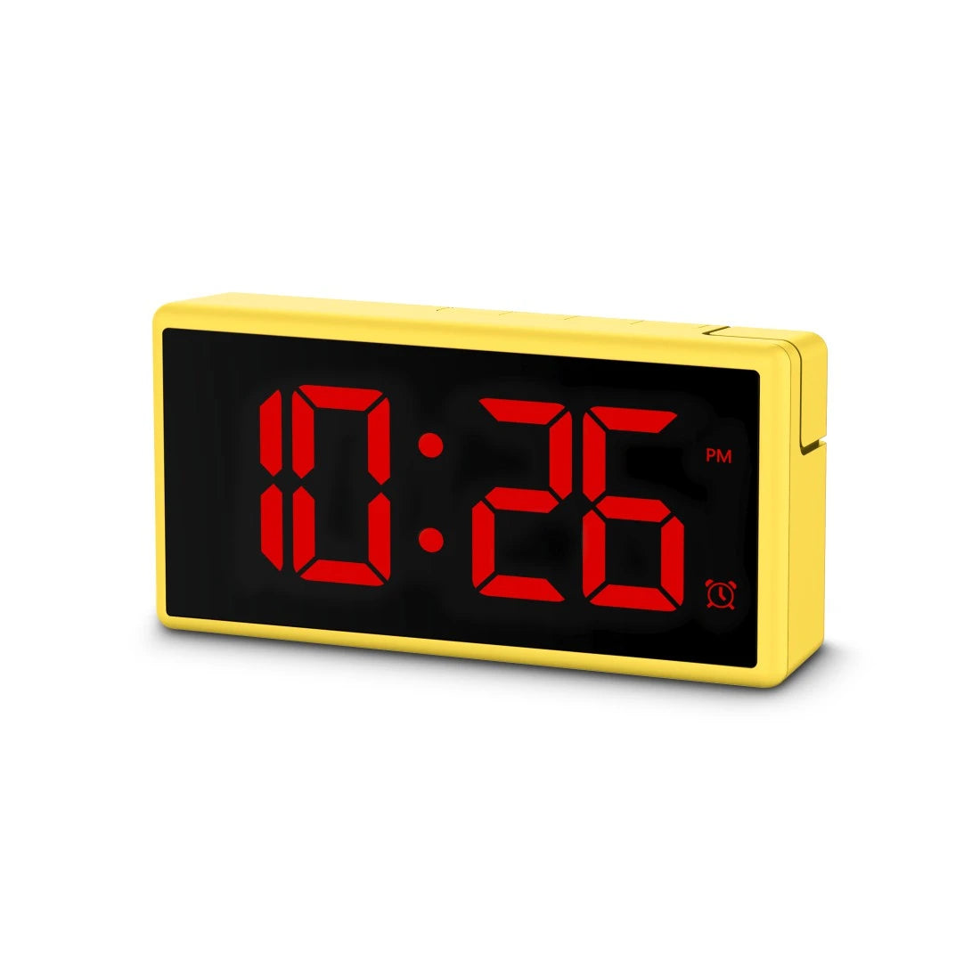 Hama Digitalwecker – Snooze, USB, 15 × 7,5 × 3,4 cm, Gelb