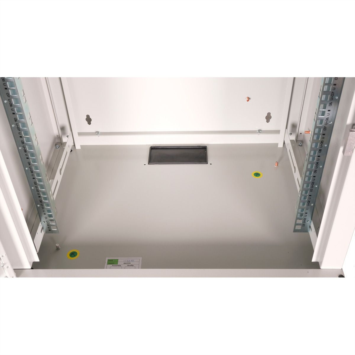 ROLINE Pro – 19" Wandverteiler 12U, IP20, abschliessbar, 450 × 600 × 640 mm, lichtgrau, Stahl