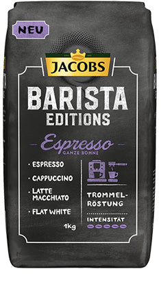 Jacobs Barista Espresso – Bohnenkaffee – Dunkel, 1 kg