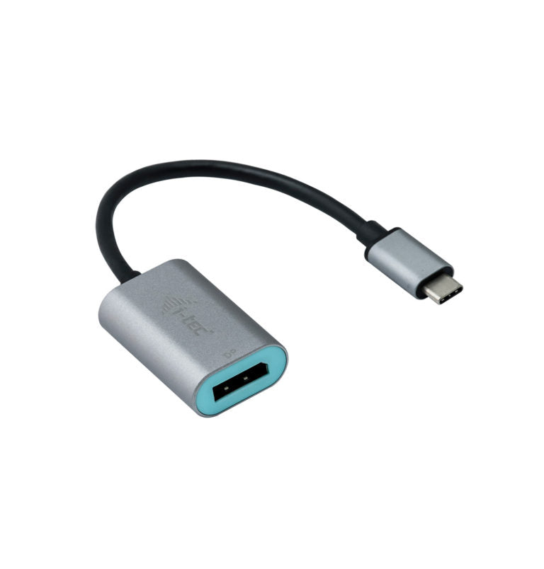 i-tec USB-C (Stecker) auf DisplayPort (Buchse) Adapter, 4K@60 Hz, Metallgehäuse, für Thunderbolt 3