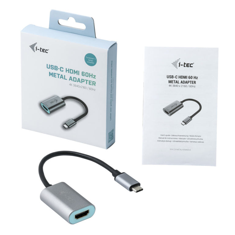 i-tec USB-C auf HDMI Adapter, 4K@60 Hz, für Thunderbolt 3
