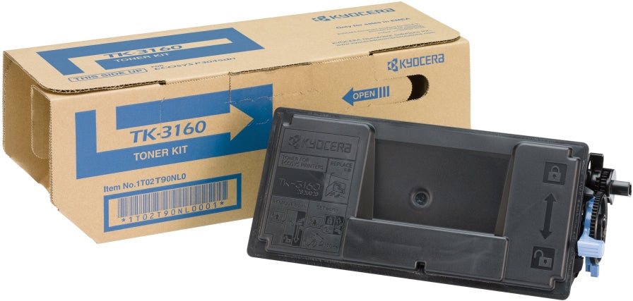 Kyocera – Toner TK-3160 – Schwarz, 12500 Seiten – für ECOSYS M3145dn/M3645dn/P3045dn