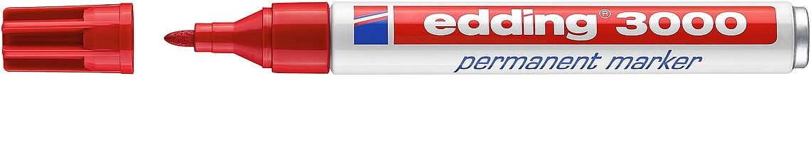 Edding Permanent Marker – rot
