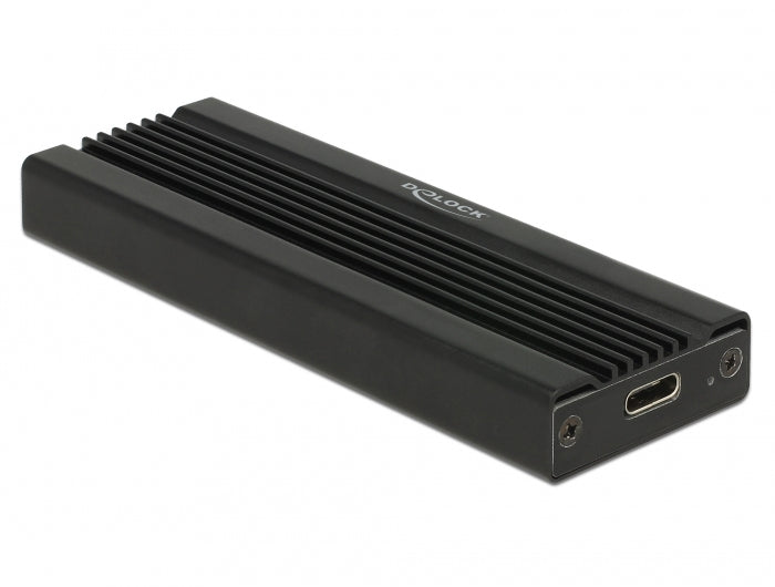 DeLOCK 42600 – 1-Bay M.2 Gehäuse – USB 3.2 Gen 2 (10 Gbit/s), NVMe, für M.2 2230/2242/2260/2280 (Key M)
