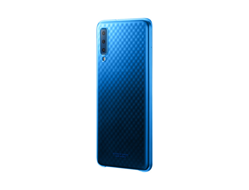 Samsung Gradation – Backcover – für Samsung Galaxy A7 (2018), Blau, stossfest, kratzresistent