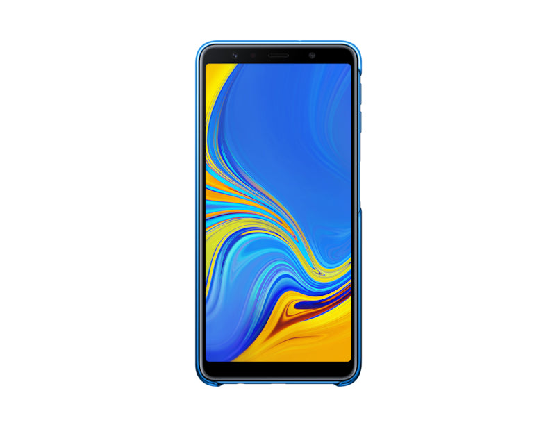 Samsung Gradation – Backcover – für Samsung Galaxy A7 (2018), Blau, stossfest, kratzresistent