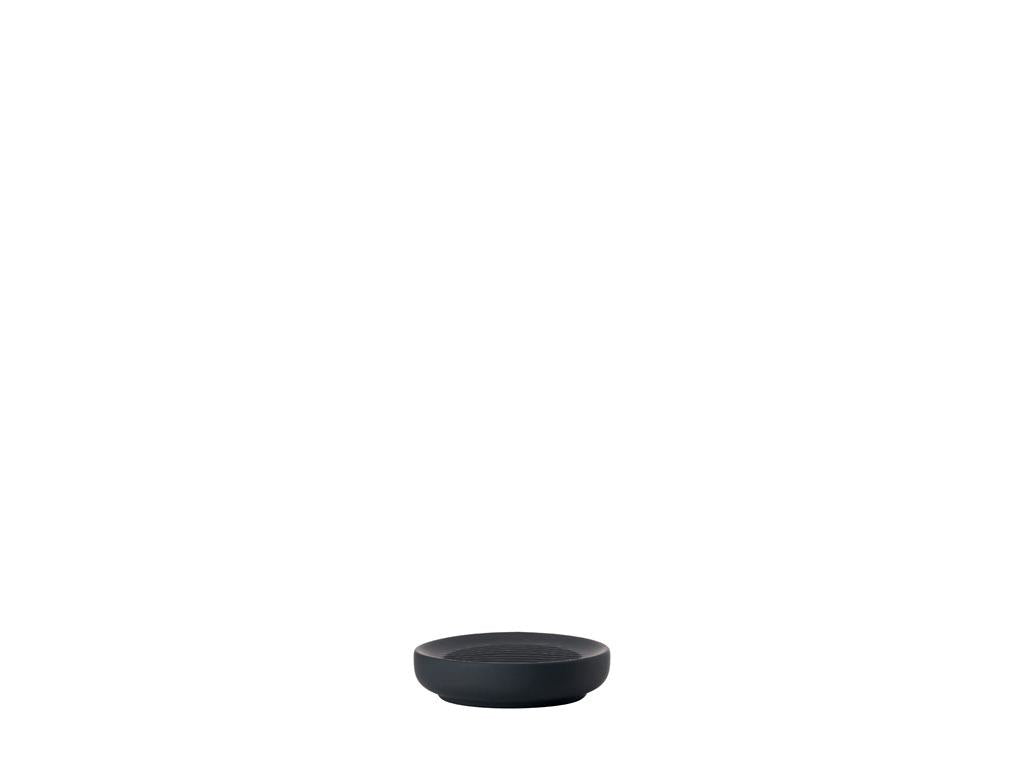 Zone Denmark Seifenschale UME – Porzellan, Ø12×3 cm, Schwarz