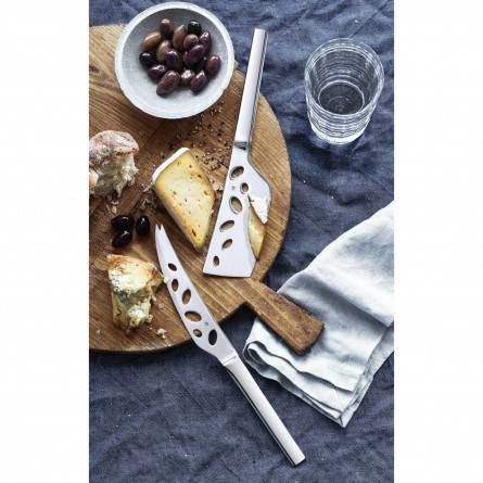WMF Nuova Käsemesser-Set – Cromargan, glatter Schliff, 27,7 cm, silber, spülmaschinenfest, 2 Stk.
