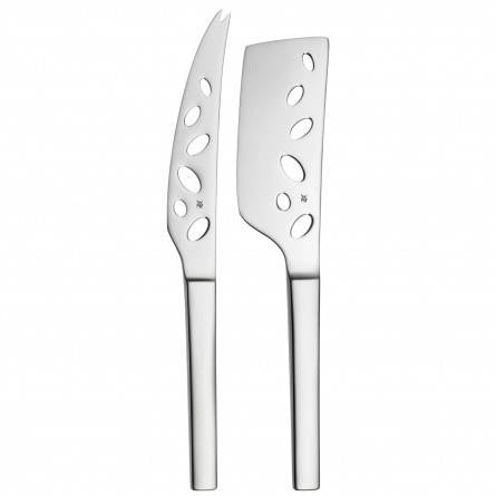 WMF Nuova Käsemesser-Set – Cromargan, glatter Schliff, 27,7 cm, silber, spülmaschinenfest, 2 Stk.