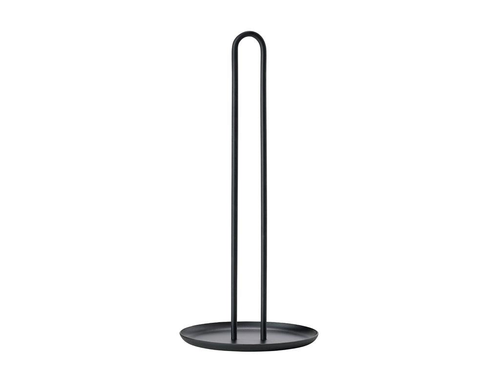Zone Denmark Küchenrollenhalter Metall, 14,5 × 14,5 × 32 cm, Schwarz