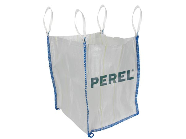 Perel Beutel BigBag – 500 L, 750 × 800 × 750 mm, Polypropylen (PP), weiss, eckig – 1 Stück