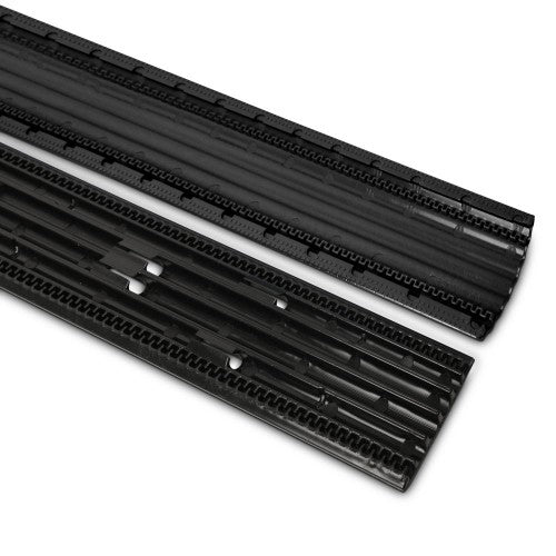 Defender Office Kabelbrücke – 0,9 m – Aussen 120×20 mm – Kunststoff – Schwarz, 4 Kanäle, 1 Stk.