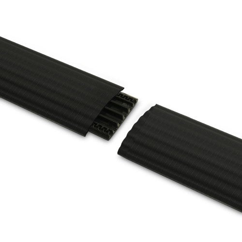 Defender Office Kabelbrücke – 0,9 m – Aussen 120×20 mm – Kunststoff – Schwarz, 4 Kanäle, 1 Stk.