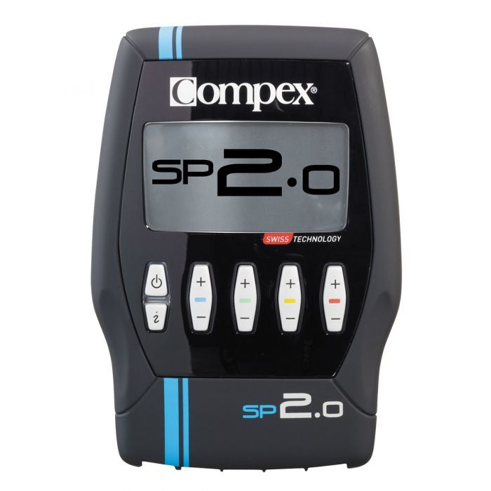 Compex Elektrostimulationsgerät SP 2.0 – TENS, 4 Kanäle, 30 Programme – Schwarz