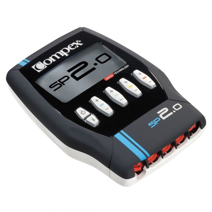 Compex Elektrostimulationsgerät SP 2.0 – TENS, 4 Kanäle, 30 Programme – Schwarz