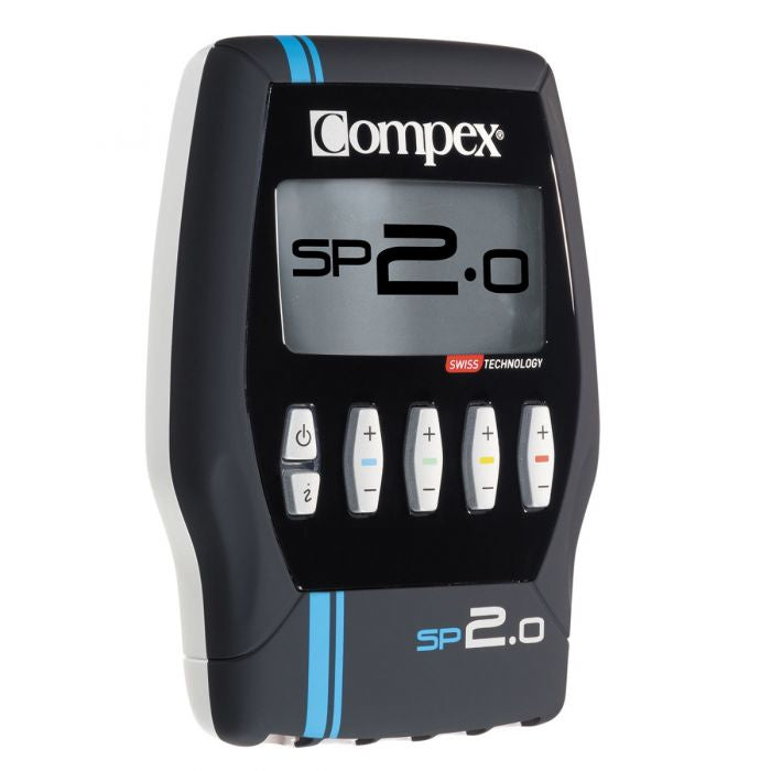 Compex Elektrostimulationsgerät SP 2.0 – TENS, 4 Kanäle, 30 Programme – Schwarz