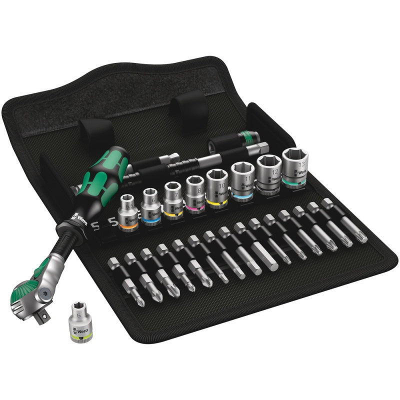 Wera Steckschlüssel-Set Zyklop Speed – Antrieb 1/4" – 8100 SA 6