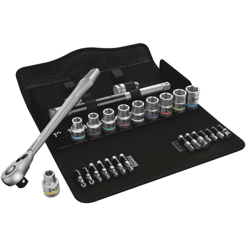 Wera Zyklop Metal Steckschlüssel-Set – Antrieb 1/2" – 8100 SC 8