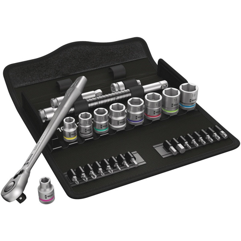 Wera Zyklop Metal Knarrensatz – Antrieb 3/8" – 8100 SB 8