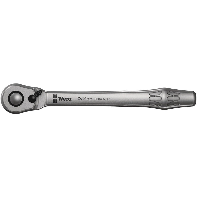 Wera Zyklop Metal – 1/4" Knarrensatz, 1-teilig, mit Ratsche, 8004 A