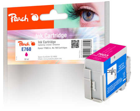 Peach T7603 Magenta Tintenpatrone (Kompatibel) – 32 ml – für Epson SureColor SCP 600 – 760
