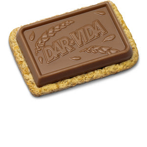 DAR-VIDA Crackers – Vollkorn mit Milchschokolade, 4 × 46 g (184 g)