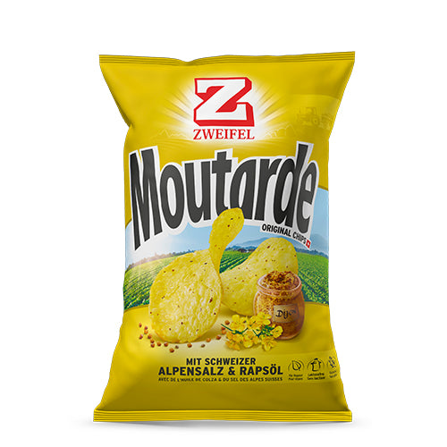 Zweifel Original Chips – Senf, vegan – 175 g