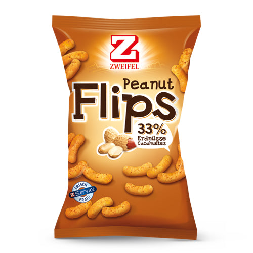 Zweifel Peanut Flips – Erdnuss, glutenfrei – 120 g