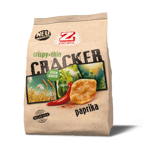 Zweifel Knuspriger & Dünner Cracker – Paprika – 95 g