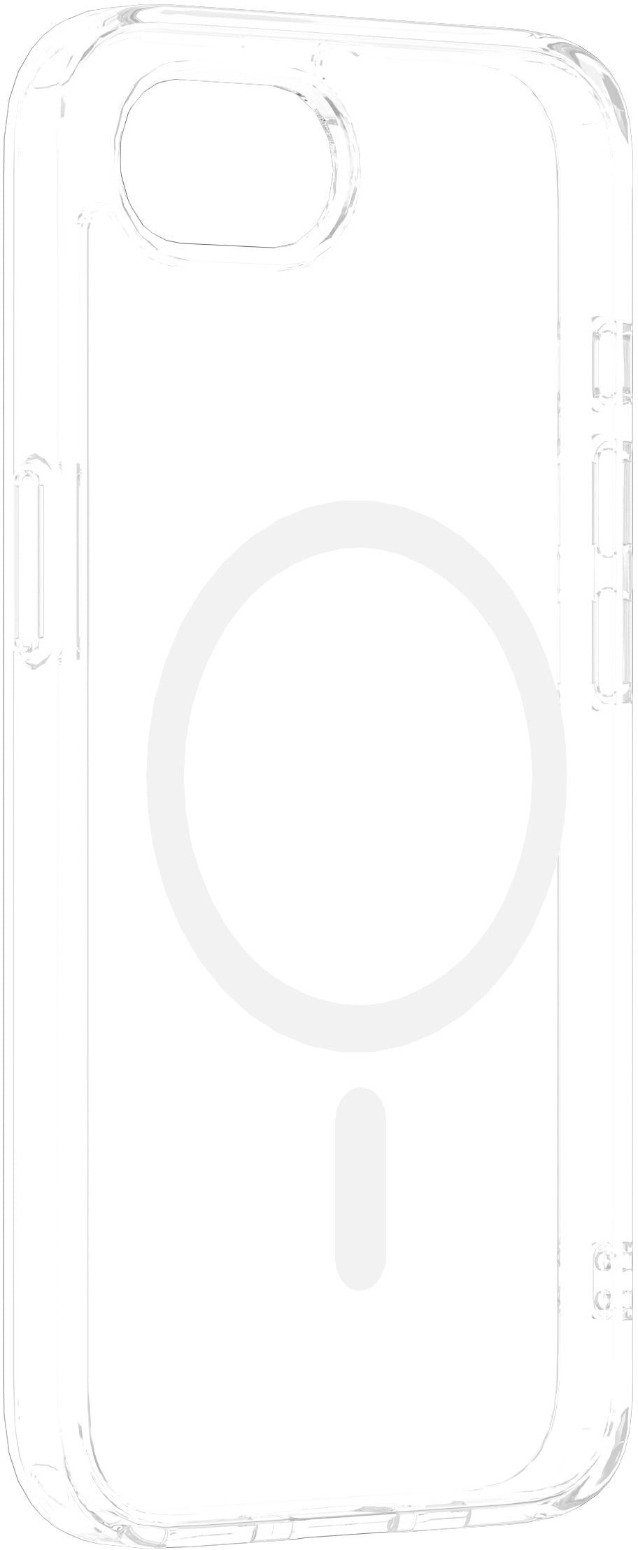 eSTUFF INFINITE OSLO Backcover – für Apple iPhone, MagSafe, PC+TPU, Transparent
