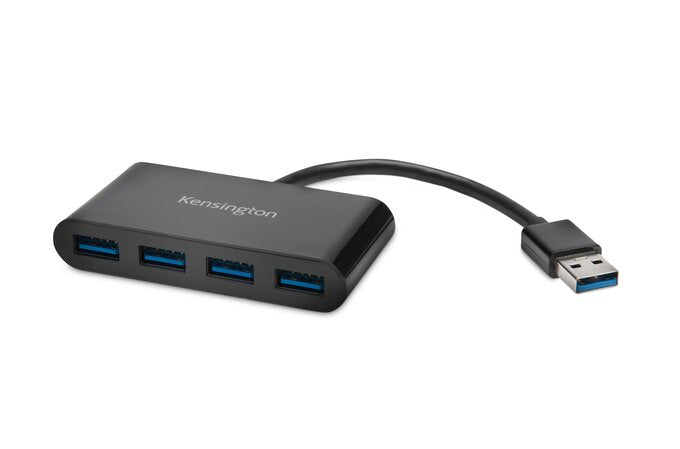 Kensington UH4000 USB-Hub – USB 3.0, 4× USB-A, für Windows/macOS