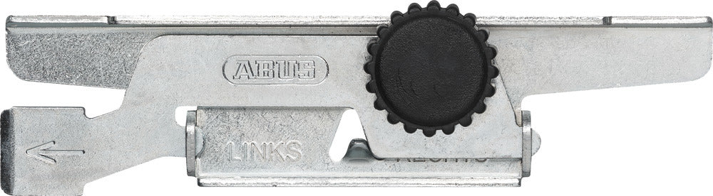 ABUS RS97 CLC/DFNLI Rollladensicherung – Länge 148 mm, Schwarz/Silber