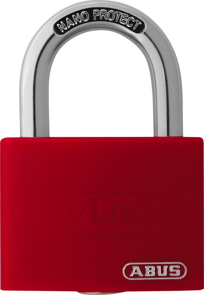 ABUS T65AL/40 Mechanisches Vorhängeschloss – Aluminium, Bügel 23×22 mm, Schäkeldurchmesser 6,5 mm