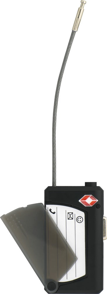 ABUS Gepäckschloss, Zahlenschloss – für Koffer – Bügelhöhe 40 mm – Schwarz, Kunststoff – 148TSA/30 B