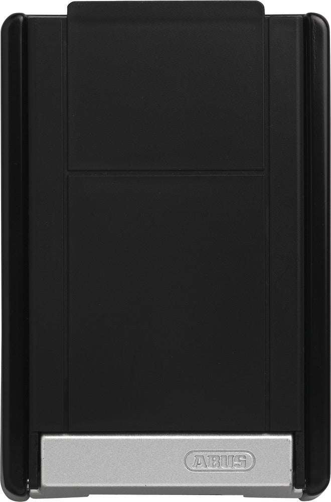 ABUS Schlüsseldepot KeyGarage 767, Zahlenschloss, Stahlblech, schwarz – B 84 × H 120 × T 47 mm