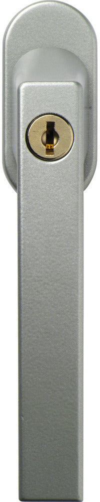 ABUS FG210 S Fenster-Verriegelungsgriff – Sicherheitslevel 3, Schlüssel, Silber