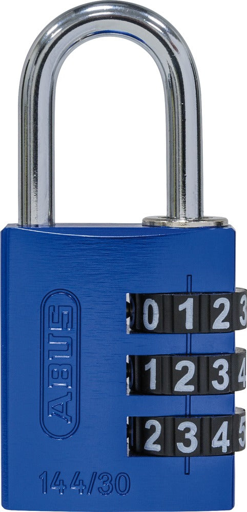 ABUS 144/30 Kombinationsschloss – Aussen, Aluminium, Bügel 25×14 mm, Grün