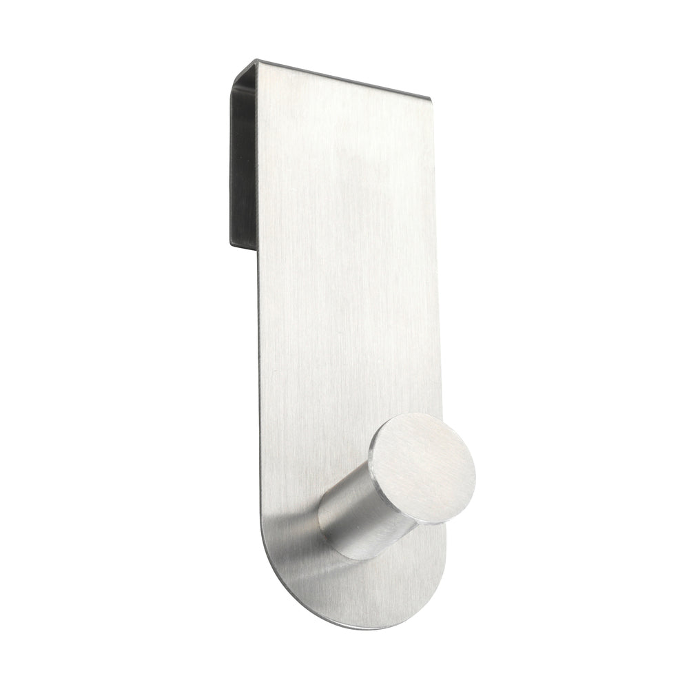WENKO Handtuchhaken Celano – Edelstahl, 4×5×12,5 cm, Silber