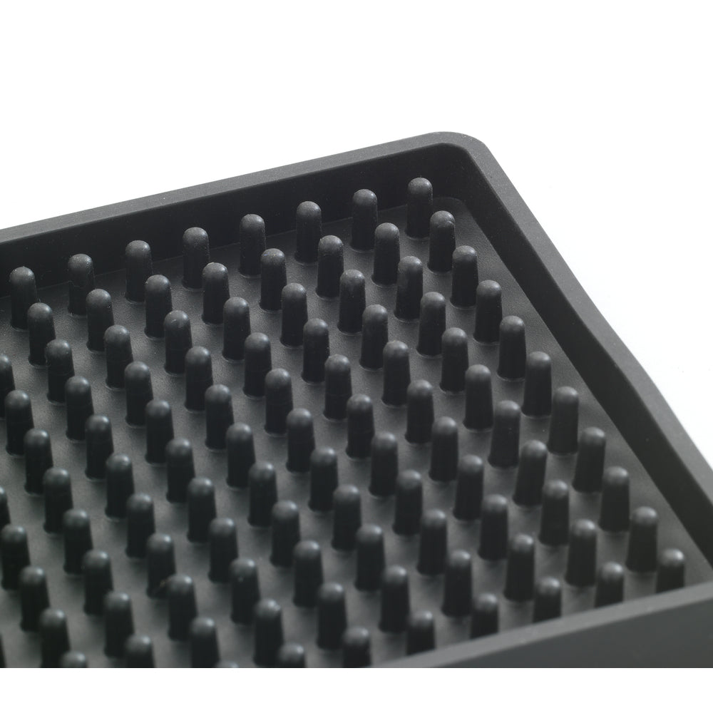 WENKO Abtropfmatte Maxi – Thermoplast – Schwarz – 40 × 1 × 30 cm