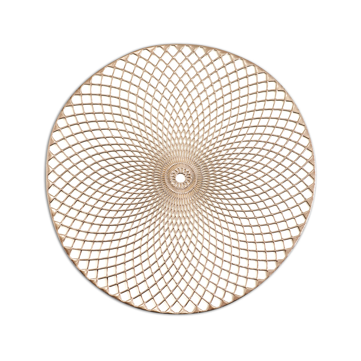 Zeller Present Tischset – rund, PVC, Mandala-Motiv, Ø38 cm