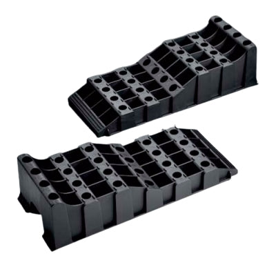 Froli Auffahrkeil – schlagfest, 2500 g – 235×150×575 mm – schwarz – 2 Stk.