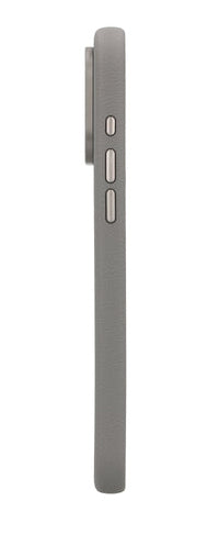 Valenta Backcover Style – für Apple iPhone 16 Pro Max – grau – Kunstleder
