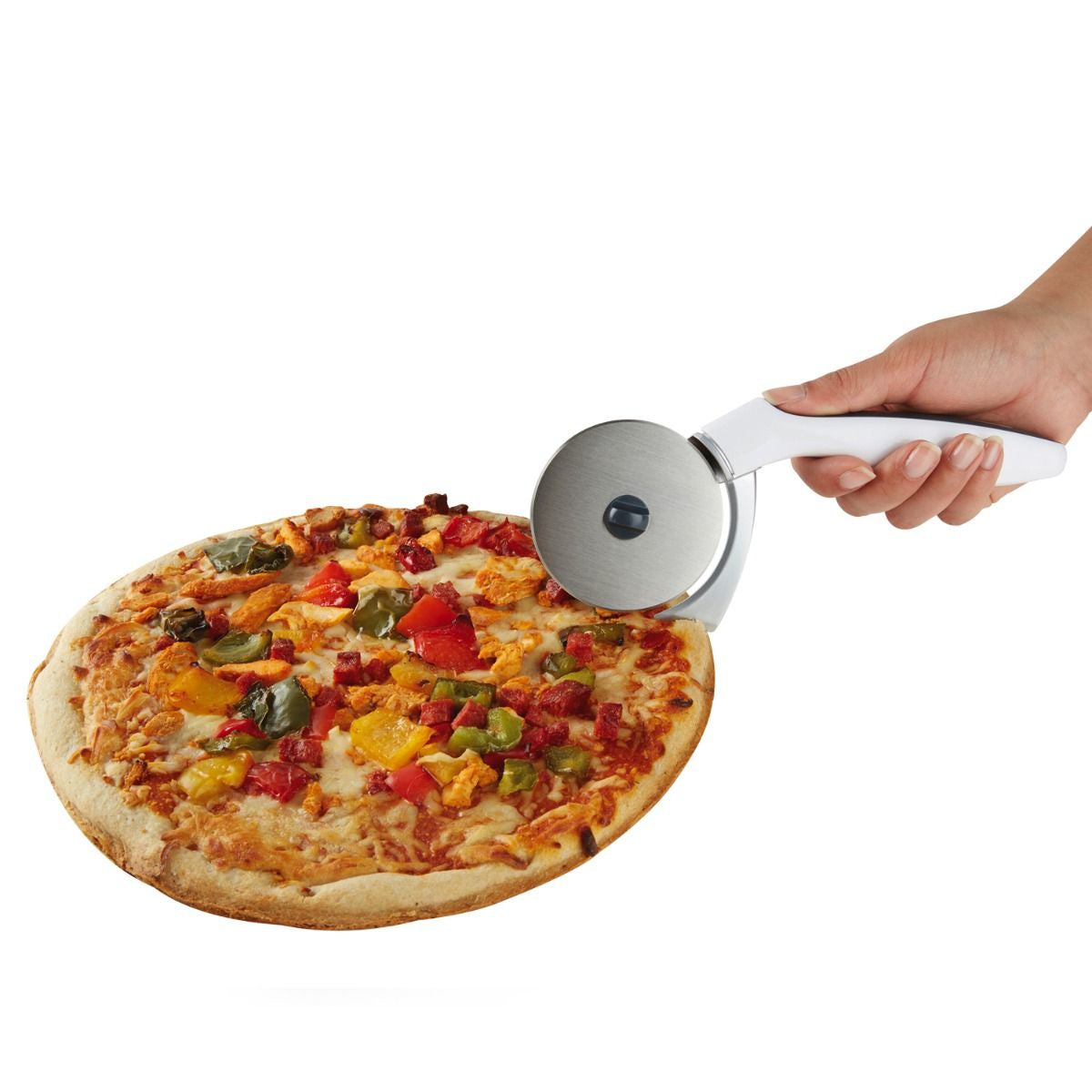 Zyliss Pizzaschneider 22 cm, Edelstahl/Kunststoff, Silber